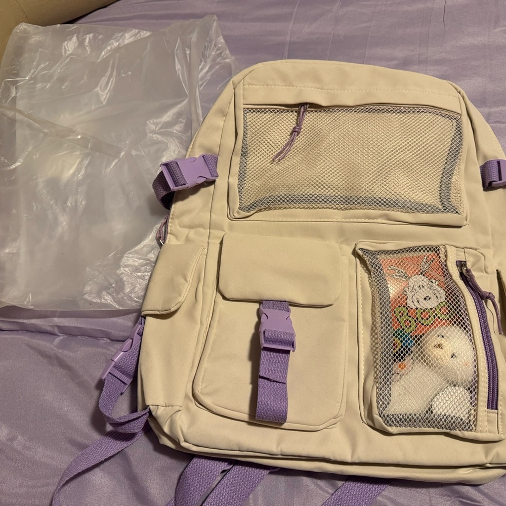 Amazon XL Fabric BackpacK Diaper Bag NIP😊😊